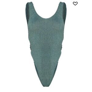 NEW Bond-eye Alicia ring-detailing seersucker swimsuit